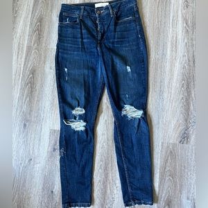 Maurices dark wash skinny jeans